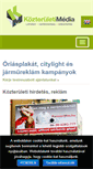 Mobile Screenshot of kozteruletimedia.hu